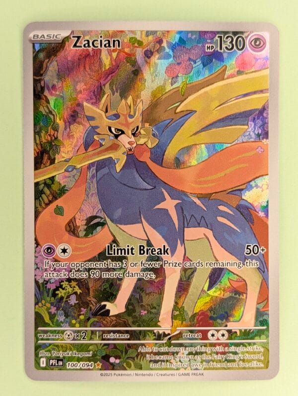 Zacian - 100/094 - ME02: Phantasmal Flames (PFL)