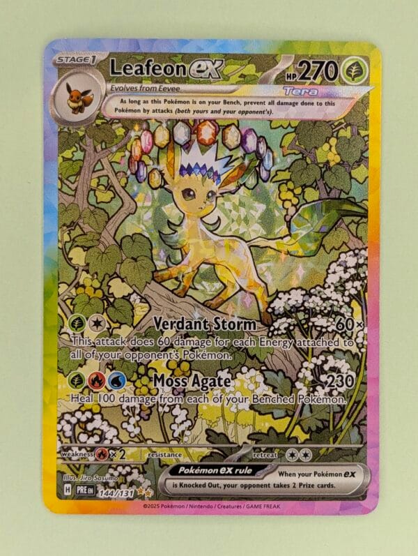 Leafeon ex - 144/131 - Scarlet & Violet – Prismatic Evolutions (PRE)