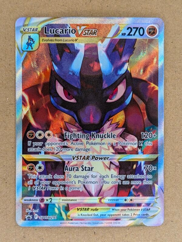 Lucario VSTAR - SWSH291 - Sword & Shield Black Star Promos