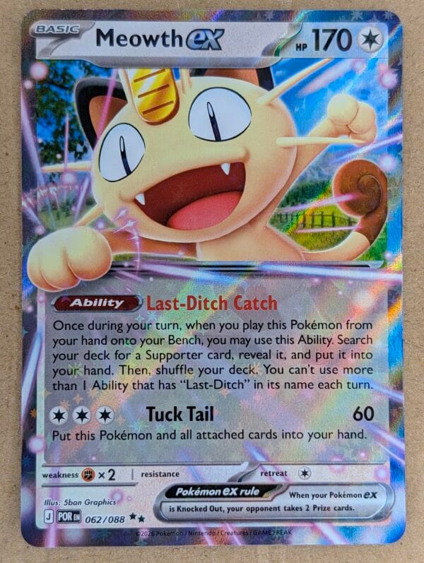 Meowth ex - 062/088 - ME01: Mega Evolution (POR)