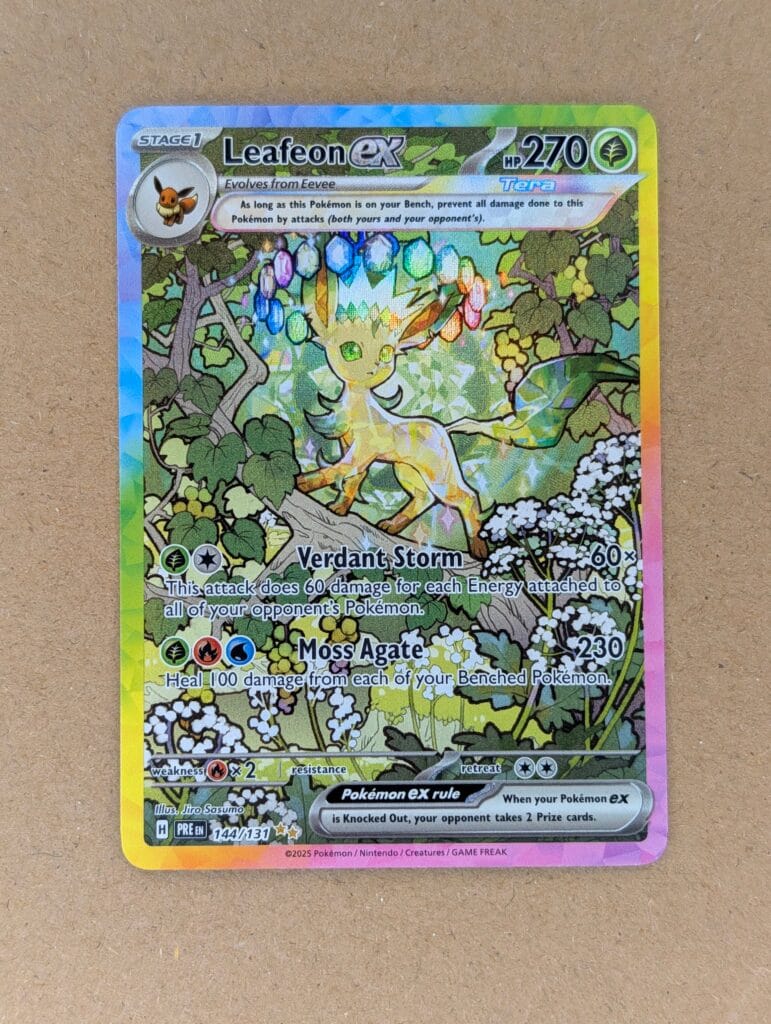 Leafeon ex - 144/131 - Scarlet & Violet – Prismatic Evolutions (PRE)
